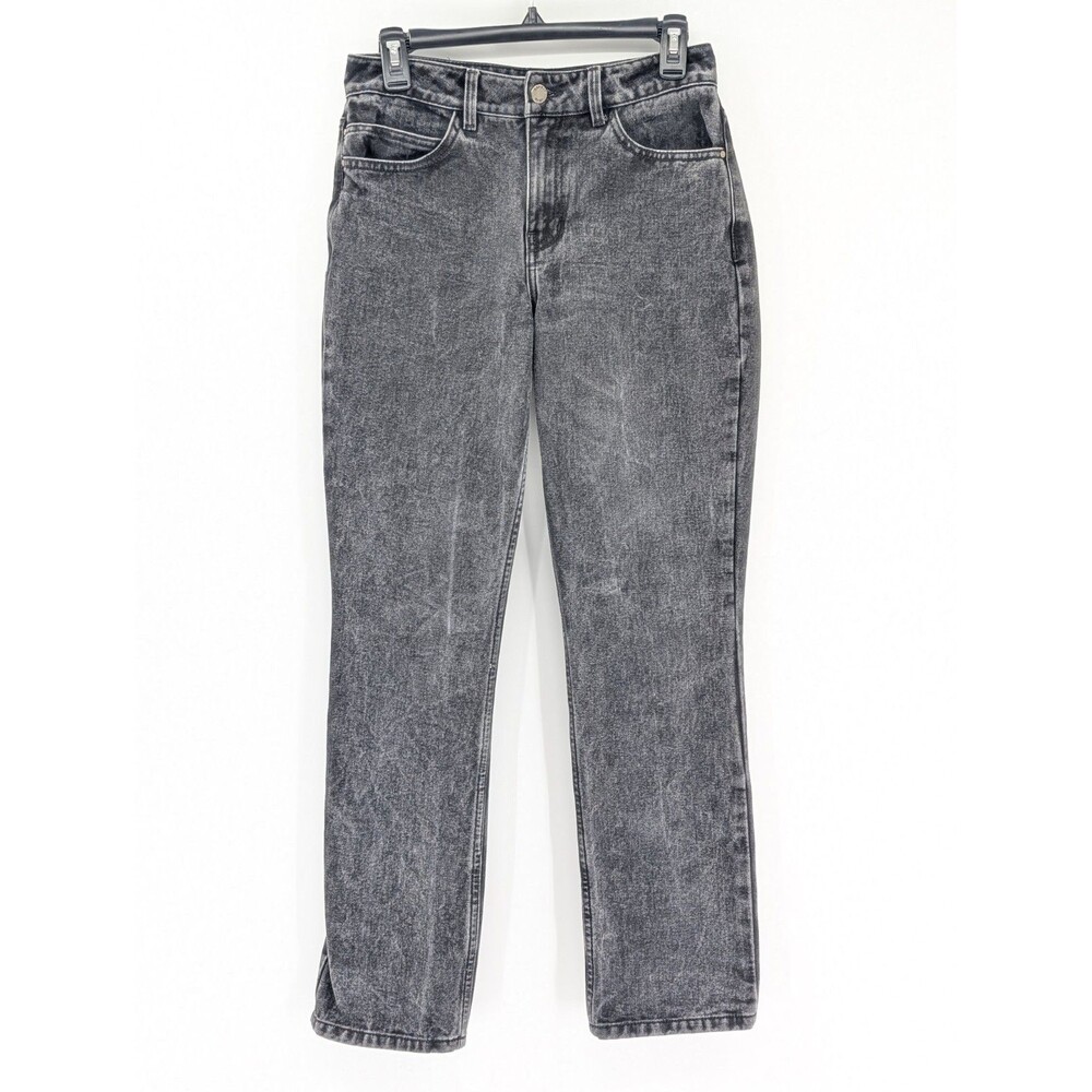 Esprit Black Vintage High Waisted Mom Jeans Tapered Straight Leg Size 28x29